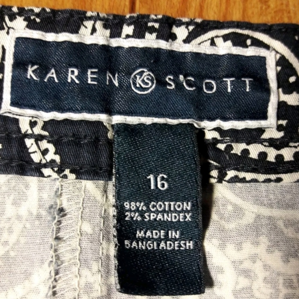 🌟SOLD🌟 Karen Scott Paisley Print Skort - Picture 7 of 8